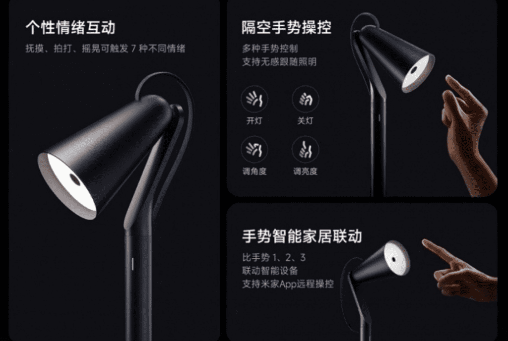 Технические характеристики умной настольной лампы Xiaomi Mijia Pipi Lamp