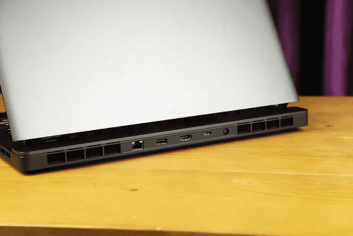 Внешний вид задней панели ноутбука Xiaomi Mi Gaming Laptop
