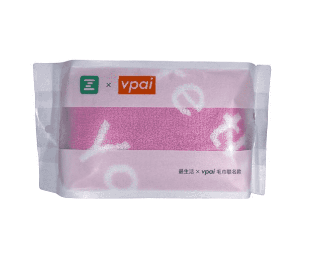 Полотенце ZSH Vpai Joint Series 130*65 (Pink Letter) - 2