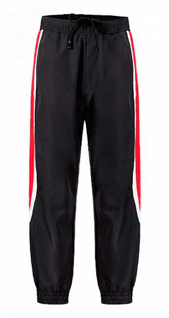 Спортивные штаны Uleemark Men's Color Trend Sports Trousers (Black-Red/Черный-Красный) 