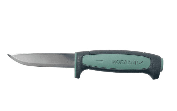 Нож Morakniv Basic 511 2021 Edition углеродистая сталь, пласт. ручка (серая) зел. вставка, 13955 - 3