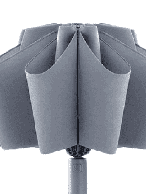 Зонт NINETYGO Oversized Portable Umbrella, стандартная версия, серый - 2