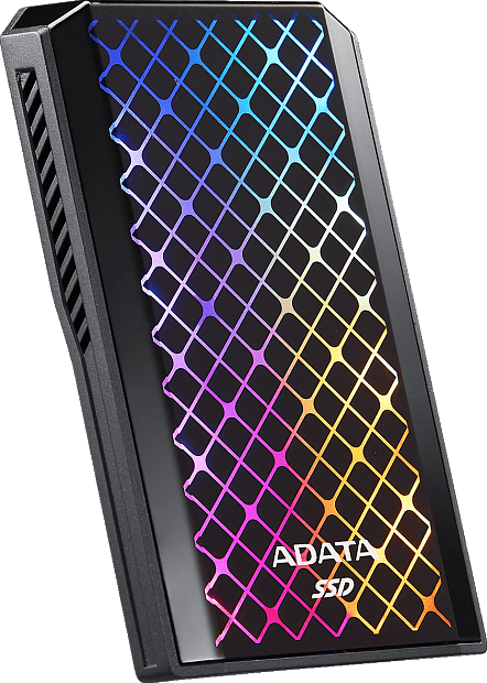 Твердотельный накопитель ADATA External SSD SE900G, 512GB, Type-C, USB 3.2 Gen2, R/W 2000/2000 MB/s, RGB lighting, 111x66x17mm, Black : характеристики и инструкции - 5