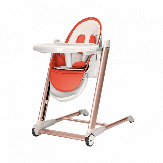 Складной стульчик для кормления детей Xiaomi Bebehoo-Assisted Infant Dining Chair (Red/Красный) - 1