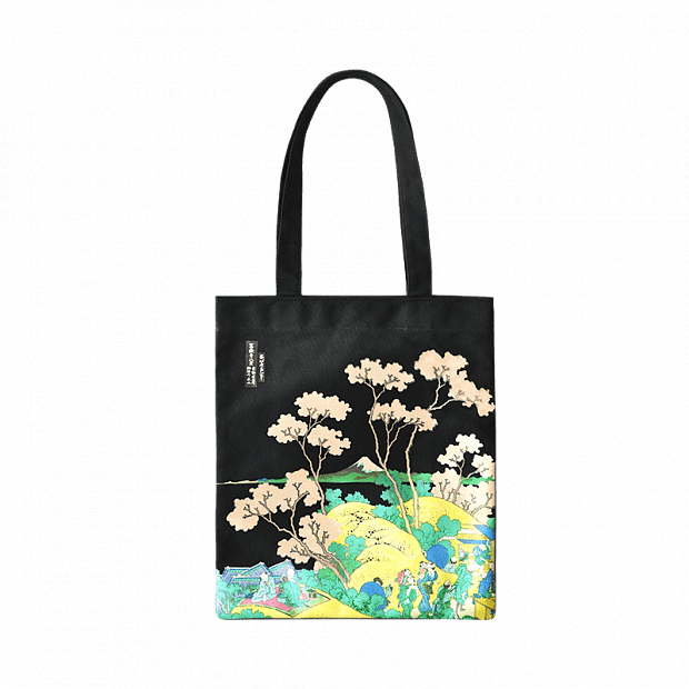 Сумка Daka Art Tote Canvas Bag Sakura (Black/Черный) 