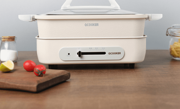 Электросковорода Qcooker Multi-function Cooking Pot (White/Белый) : характеристики и инструкции 