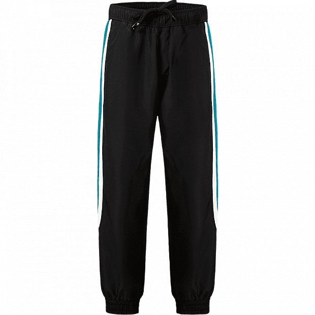 Спортивные штаны Uleemark Men's Color Trend Sports Trousers (Black-Green/Черный-Зеленый) 