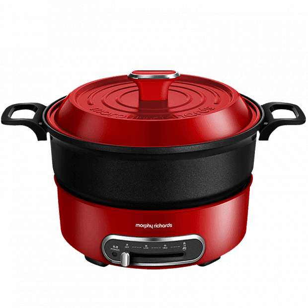 Пароварка Morphy Richards Multifunctional Round Pot (Red/Красный) : характеристики и инструкции - 1