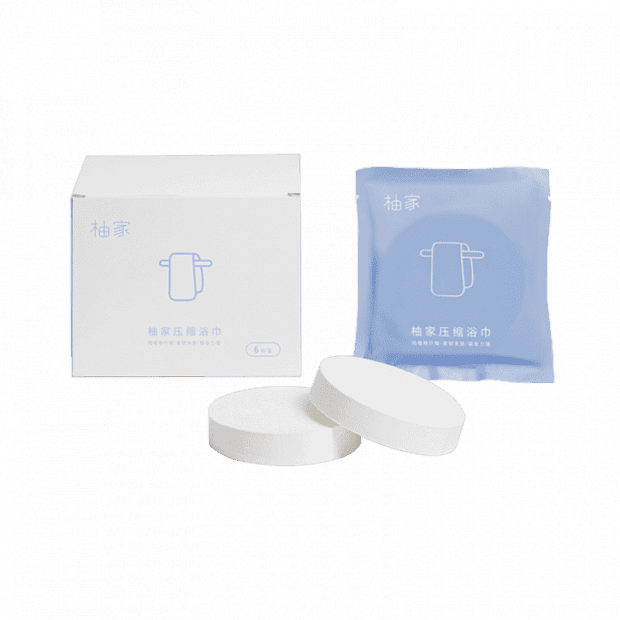 Банное полотенце Xiaomi Teak Home Compressed Towel : характеристики и инструкции 