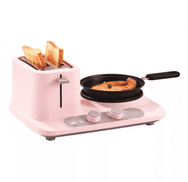 Плита и тостер Donlim Multi-Function Breakfast Machine (Pink) : характеристики и инструкции - 1