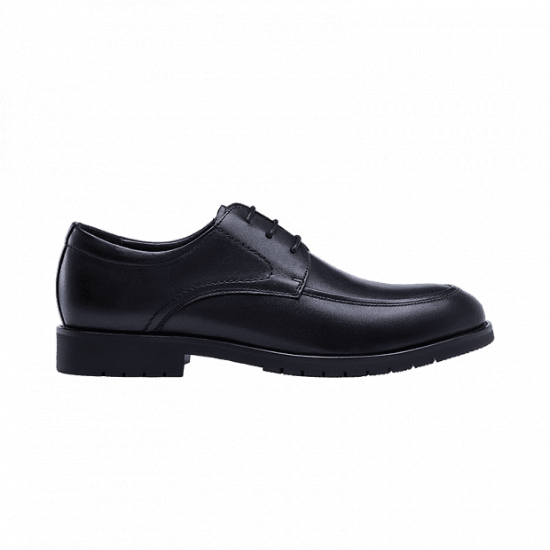 XIaomi Qimian Seven-Faced Men's U-Stitched Business Shoes 41 (Black) 