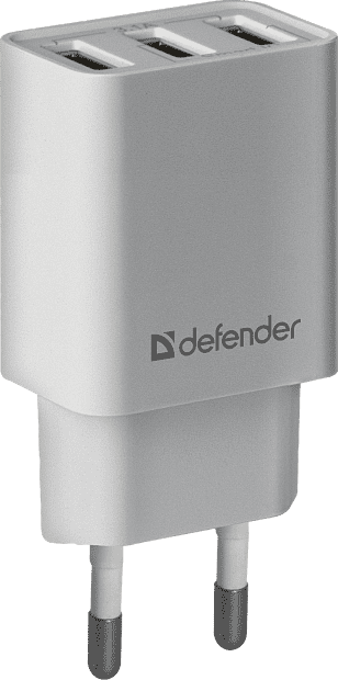 Defender Сетевой адаптер UPA-31 белый, 3xUSB, 5V/3.1А - 2