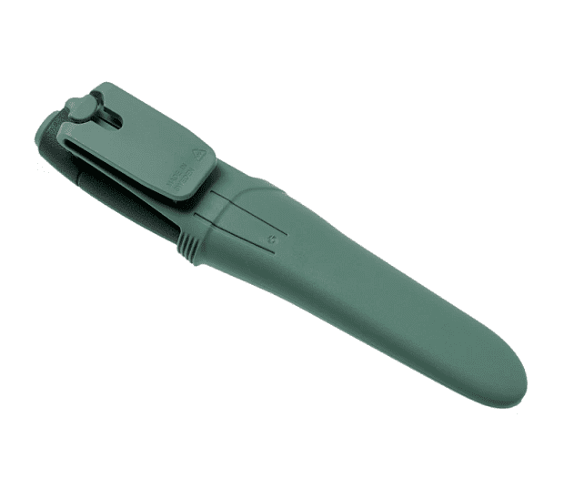 Нож Morakniv Basic 511 2021 Edition углеродистая сталь, пласт. ручка (серая) зел. вставка, 13955 - 4