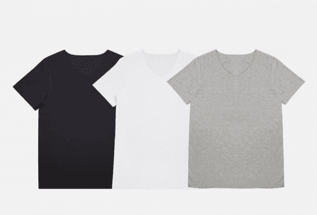 Футболка V-neck T-shirt (Gray/Серый) 