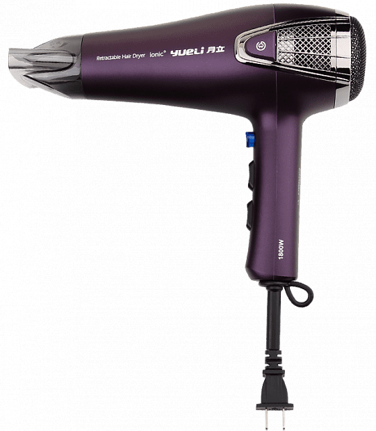 Фен для волос Yueli Smart Sliding Screen Hair Dryer HD-055 (Purple/Фиолетовый) 