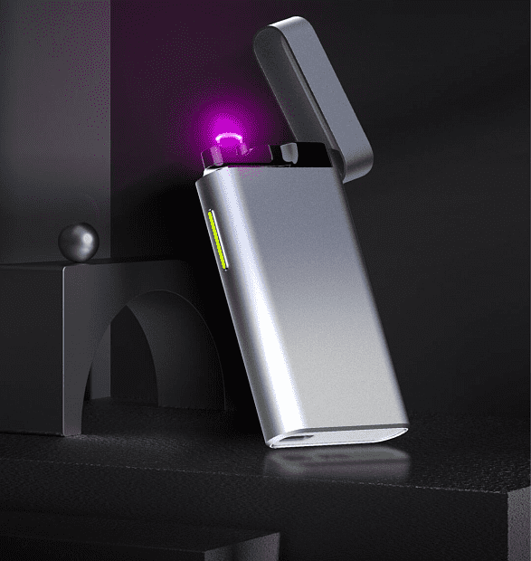 Электронная зажигалка Beebest Plasma Arc Lighter L400 (серая) 