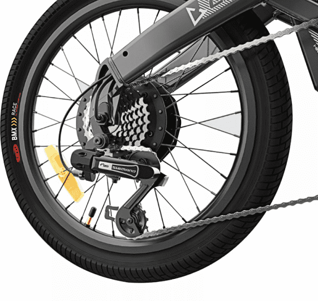 Электрический велосипед HIMO C20 Electric Power Bicycle 36V20 (Grey/Серый) : характеристики и инструкции - 4