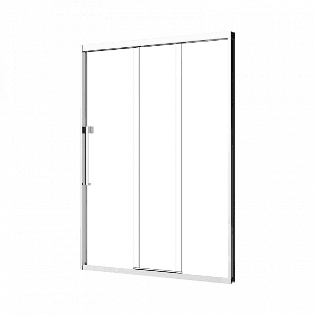 Душевая дверь Mensarjor Stainless Steel Shower Room Double Sliding Door (White/Белый) 