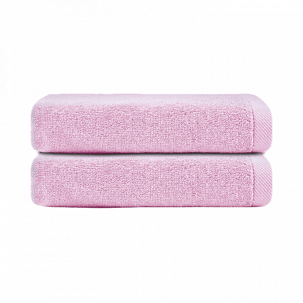 Набор полотенец (2 шт) Yuyuehome Pleasant House Towels Double Version (Pink/Розовый) 