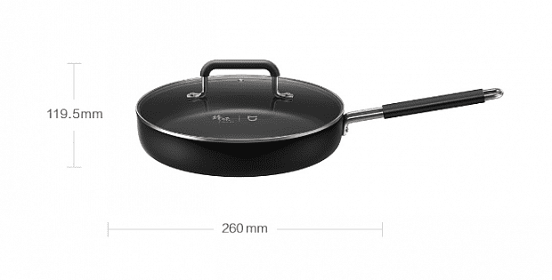 Индукционная плита и сковорода Xiaomi Mi Induction Cooker Set Fengwei Custom Edition (White-Black) : характеристики и инструкции - 5