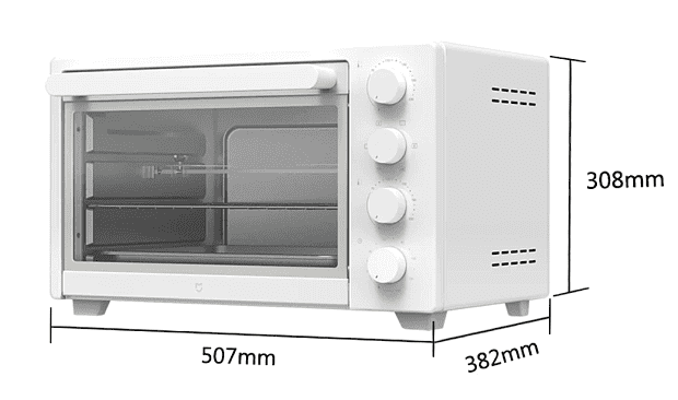 Электродуховка Xiaomi Rice Appliance Oven (White/Белый) - 8