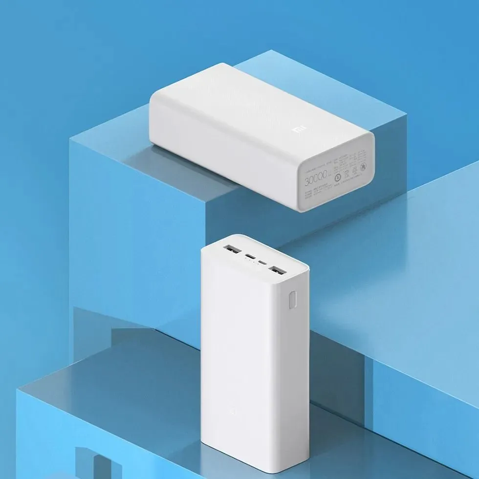 Купить Внешний аккумулятор Xiaomi Mi Power Bank 3 30000 mAh PB3018ZM  (White): цена, характеристики, отзывы, обзор, фото | интернет-магазин XIACOM