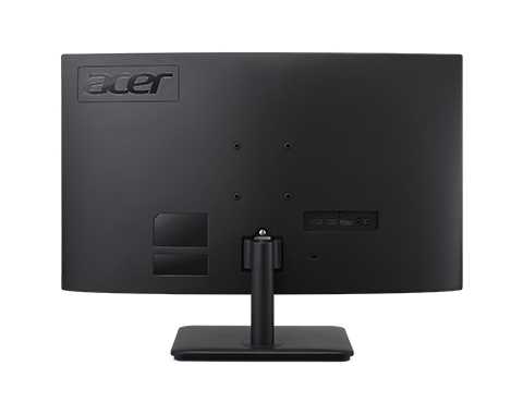 Монитор ACER LCD ED270Xbiipx 27 16:9 1920х1080(FHD) VA, Curved,240 Гц, 250cd/m2, H178/V178, 100M:1, 16.7M, 5ms, 2xDVI, 2xHDMI, DP, Black - 4