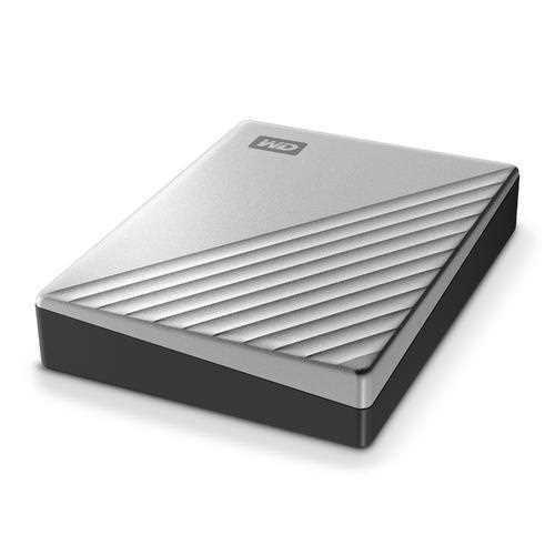 Внешний Жесткий диск Western Digital My Passport Ultra (Metal Edition) WDBFTM0040BSL-WESN 4TB 2.5 USB 3.1/USB-C silver (E1B) - 5