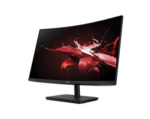 Монитор ACER LCD ED270Xbiipx 27 16:9 1920х1080(FHD) VA, Curved,240 Гц, 250cd/m2, H178/V178, 100M:1, 16.7M, 5ms, 2xDVI, 2xHDMI, DP, Black - 3