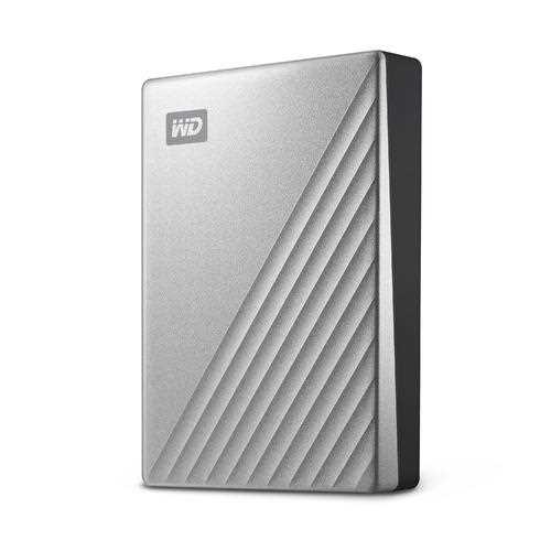 Внешний Жесткий диск Western Digital My Passport Ultra for Mac WDBPMV0040BSL-WESN 4TB 2.5 USB 3.1/USB-C silver (F1B) - 3