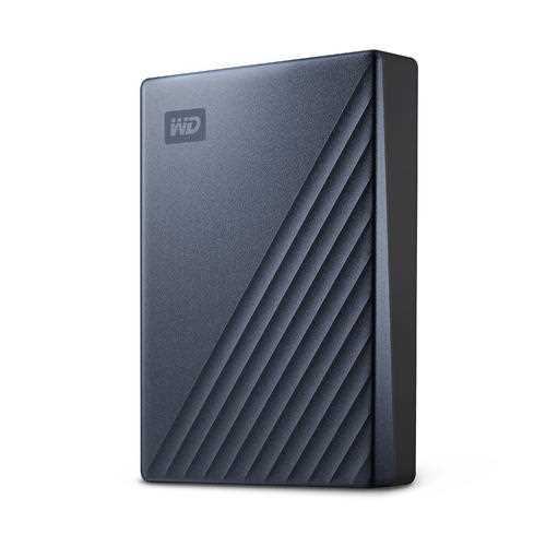 Внешний Жесткий диск Western Digital My Passport Ultra (Metal Edition) WDBFTM0040BBL-WESN 4TB 2.5 USB 3.1/USB-C blue (E1B) - 1