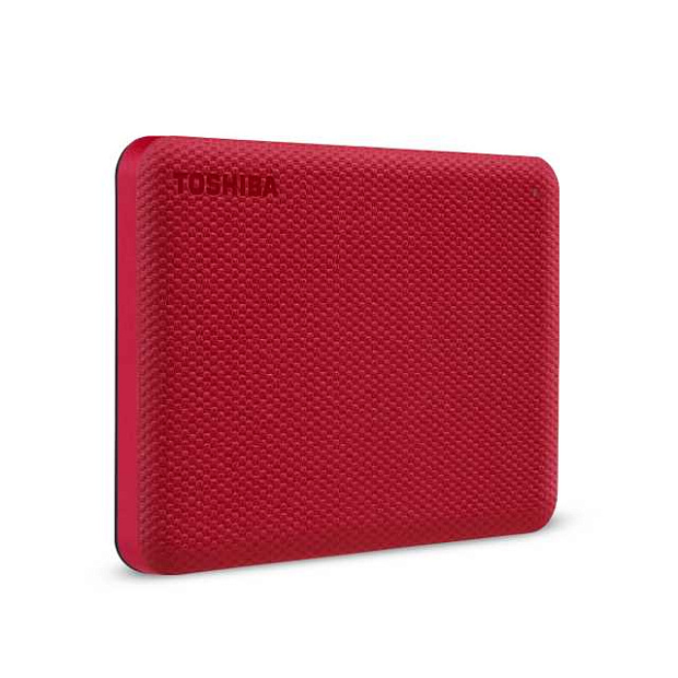 Внешний жесткий диск TOSHIBA Canvio Advance HDTCA10ER3AA/HDTCA10ER3AAH 1TB 2.5 USB 3.2 Gen 1 red - 3