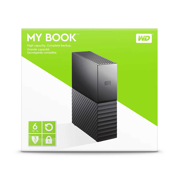 Внешний Жесткий диск Western Digital My Book (New) WDBBGB0060HBK-EESN 6TB 3.5 5400 RPM USB 3.0 (E4C) - 9