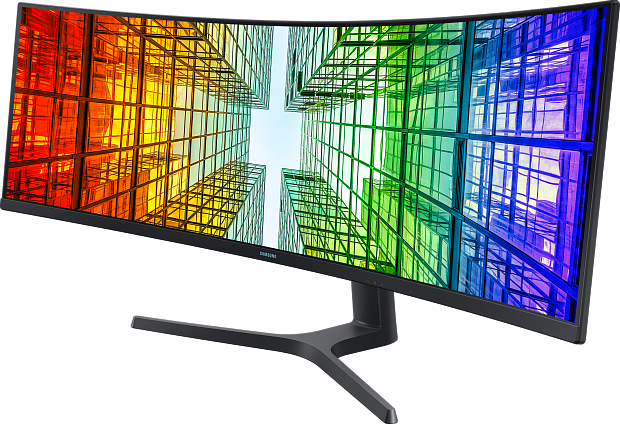 ЖК монитор Samsung S49A950UII 49 ultrаwide 32:9 curved VA monitor, 5120x1440, R=1800 mm, 4ms(GtG), 400 cd/m2, MEGA DCR( static 30 - 5