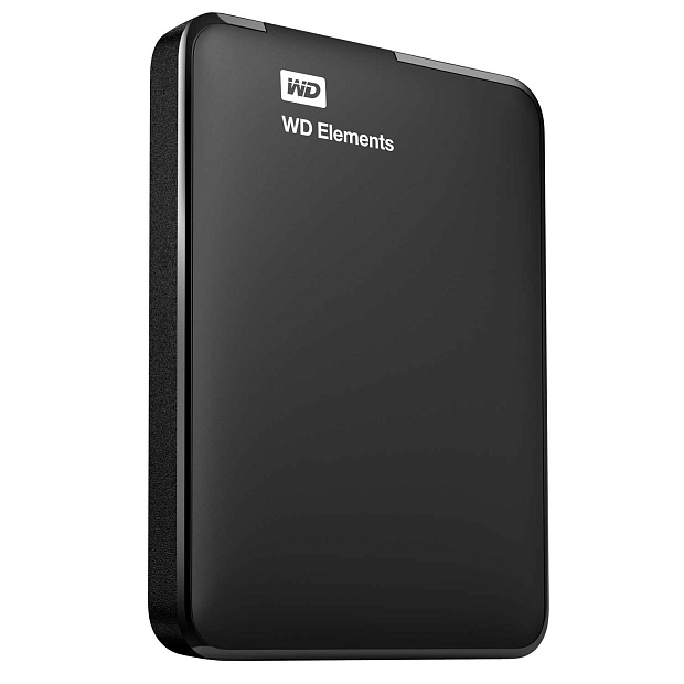 Внешний Жесткий диск Western Digital Elements Portable WDBU6Y0020BBK-WESN 2TB 2.5 5400 RPM USB 3.0 Black (C6B) - 1