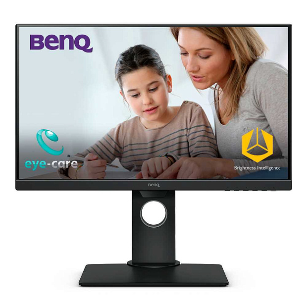 Монитор BenQ GW2480T LCD 23.8 16:9 1920х1080(FHD) IPS, Нет, 60 Гц, 250cd/m2, H178/V178, 1000:1, 20M:1, 16.7M, 5ms, VGA, HDMI, DP, Height adj, Sw - 2