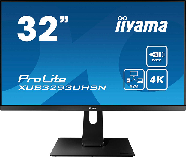 Монитор LCD 31,5 IIYAMA XUB3293UHSN-B1 - 2