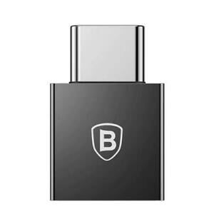 Baseus Exquisite Type-C Male to USB Female Adapter Converter (Black) - 1 Baseus Exquisite Type-C Male to USB Female Adapter Converter (Black) - 1