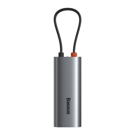 Адаптер сетевой BASEUS Steel Cannon, USB A- LAN, темно-серый - 2 Адаптер сетевой BASEUS Steel Cannon, USB A- LAN, темно-серый - 2