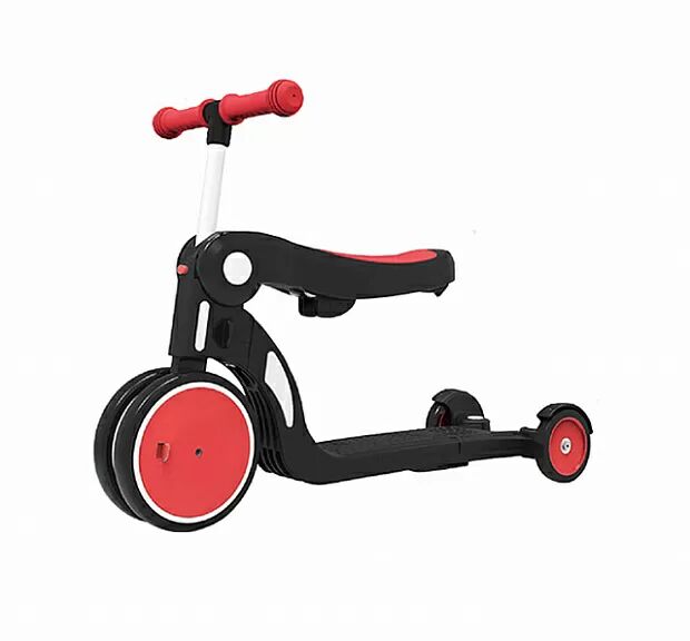 Детский самокат-беговел BEBEHOO Multi-function Deformation Stroller 5-in-1 (Red/Красный) - 1 Детский самокат-беговел BEBEHOO Multi-function Deformation Stroller 5-in-1 (Red/Красный) - 1