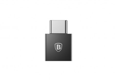 Переходник BASEUS Exquisite OTG, Type-C - USB, 2.4А, черный, OTG - 1 Переходник BASEUS Exquisite OTG, Type-C - USB, 2.4А, черный, OTG - 1