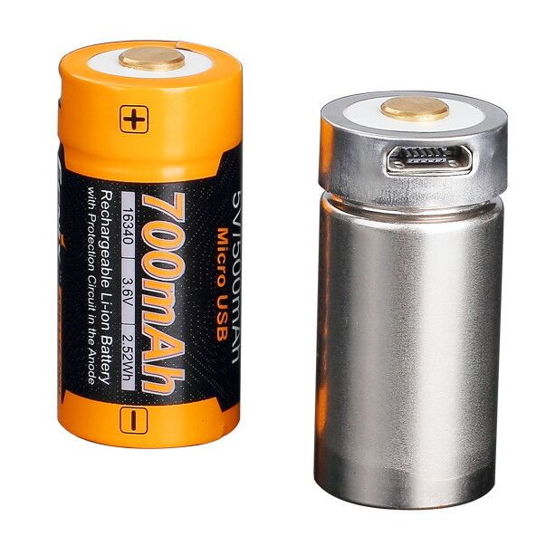 Аккумулятор 16340 Fenix 700 UP mAh Li-ion разъемом для USB, ARB-L16-700UP - 3 Аккумулятор 16340 Fenix 700 UP mAh Li-ion разъемом для USB, ARB-L16-700UP - 3