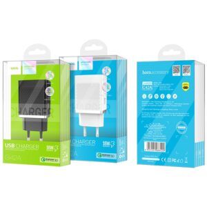СЗУ HOCO C42A Vast Power 1xUSB, 3А, 18W, QC3.0 (белый) - 3 СЗУ HOCO C42A Vast Power 1xUSB, 3А, 18W, QC3.0 (белый) - 3