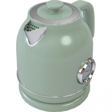 Чайник с датчиком температуры Qcooker Retro Electric Kettle 1.7L (Green/Зеленый) RU - 1