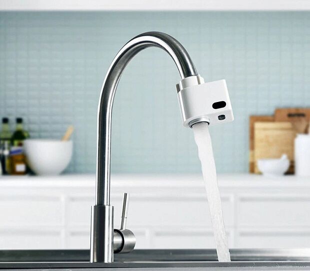 Водосберегающая сенсорная насадка для крана Xiaoda Automatic Water Saving HD-ZNJSQ-06 (White) : отзывы и обзоры - 7 Водосберегающая сенсорная насадка для крана Xiaoda Automatic Water Saving HD-ZNJSQ-06 (White) : отзывы и обзоры - 7