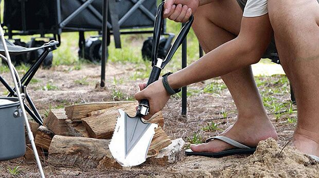Лопата сапёрная складная 128мм NexTool Multifunctional Folding Shovel (Black) - 7 Лопата сапёрная складная 128мм NexTool Multifunctional Folding Shovel (Black) - 7