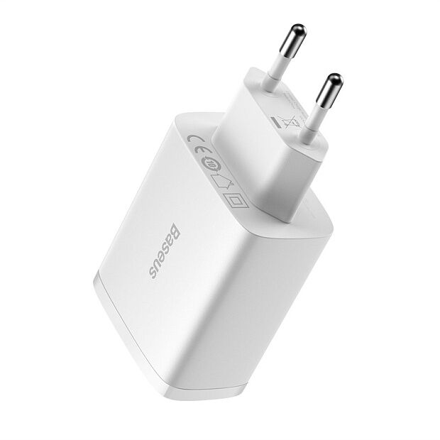 Зарядное устройство BASEUS Compact Charger 3U 3USB, 3.4A, 17W, белый (CCXJ020102) - 7 Зарядное устройство BASEUS Compact Charger 3U 3USB, 3.4A, 17W, белый (CCXJ020102) - 7