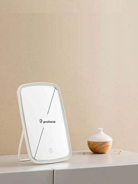 Умное зеркало Jordan Judy Desktop LED Makeup Mirror Rice (White/Белый) - 2 Умное зеркало Jordan Judy Desktop LED Makeup Mirror Rice (White/Белый) - 2