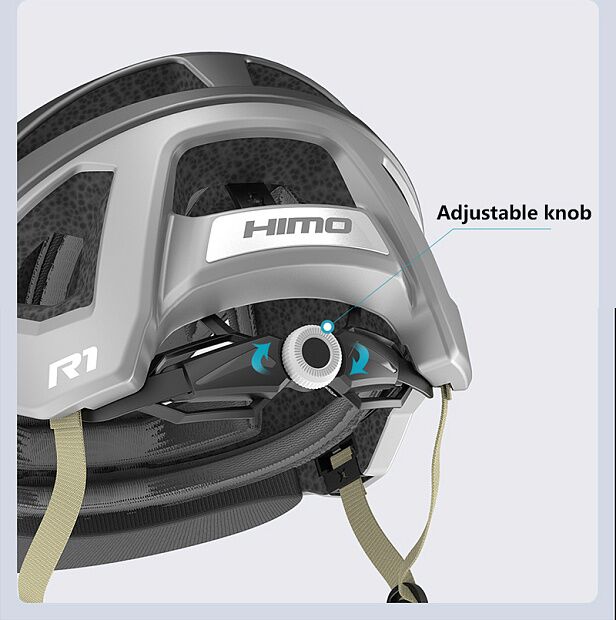 Шлем HIMO Riding Helmet R1 (размер 57-61 cm) (Gray) - 4 Шлем HIMO Riding Helmet R1 (размер 57-61 cm) (Gray) - 4