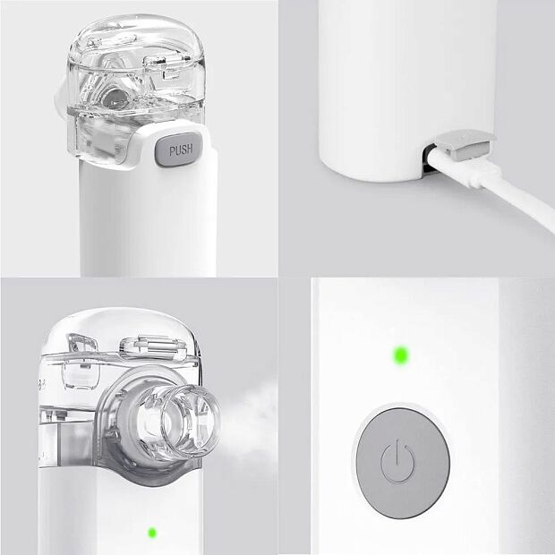 Ингалятор/Небулайзер Andon VP-M3A Micro Mesh Nebulizer (White/Белый) - 2 Ингалятор/Небулайзер Andon VP-M3A Micro Mesh Nebulizer (White/Белый) - 2